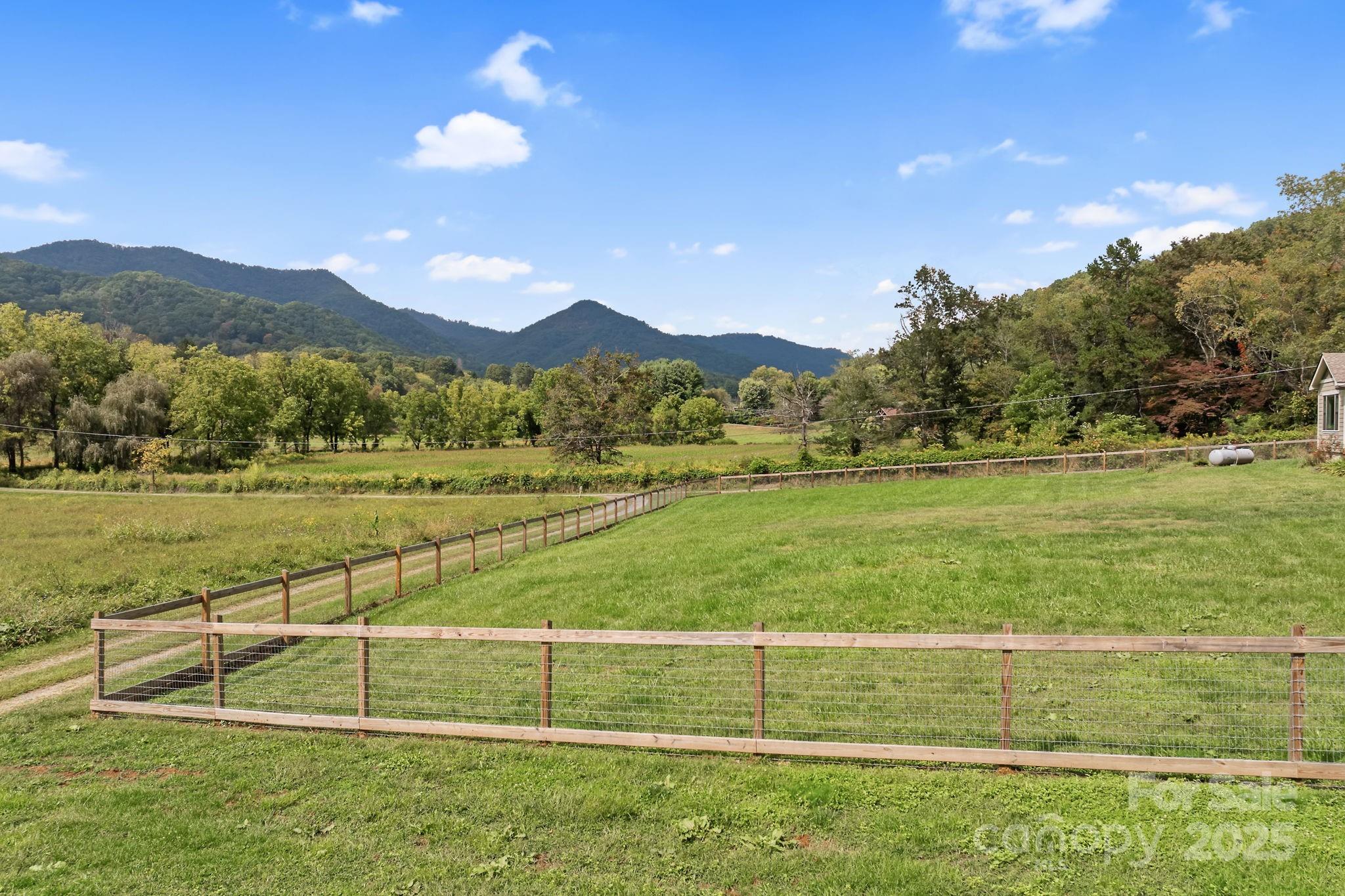 204 Mountain Spring Lane Canton, NC 28716 - Photo 2 of 45 a view of a lake with a mountain in the background