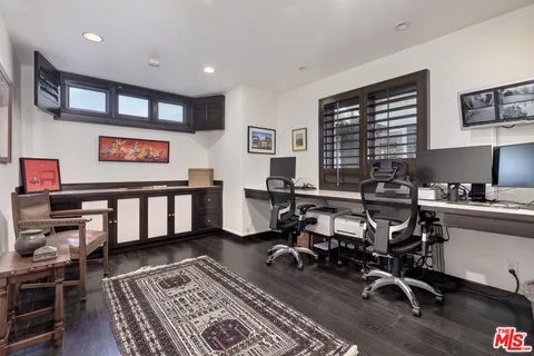 a view of a city with tall buildings in the background