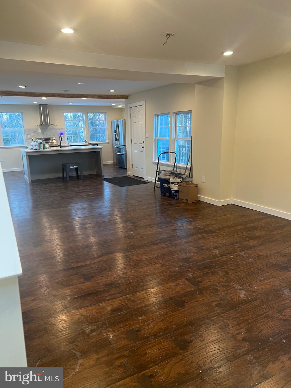 5732 Bugler Street Capitol Heights, MD 20743 - Photo 2 of 23 a view of kitchen and dining room with wooden floor