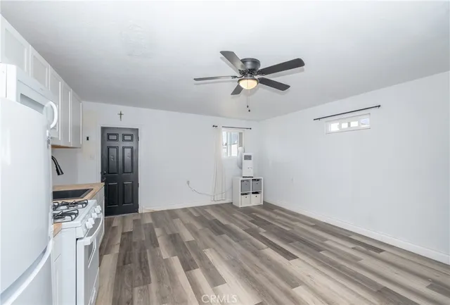 a view of a livingroom with a fireplace