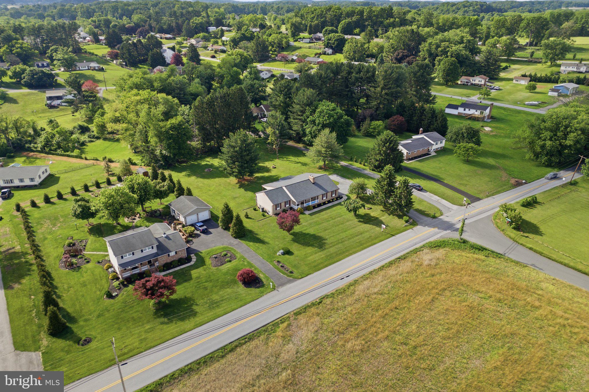 18310 Upper Beckleysville Road Hampstead, MD 21074 - Photo 63 of 67 Serene suburban landscape from above.