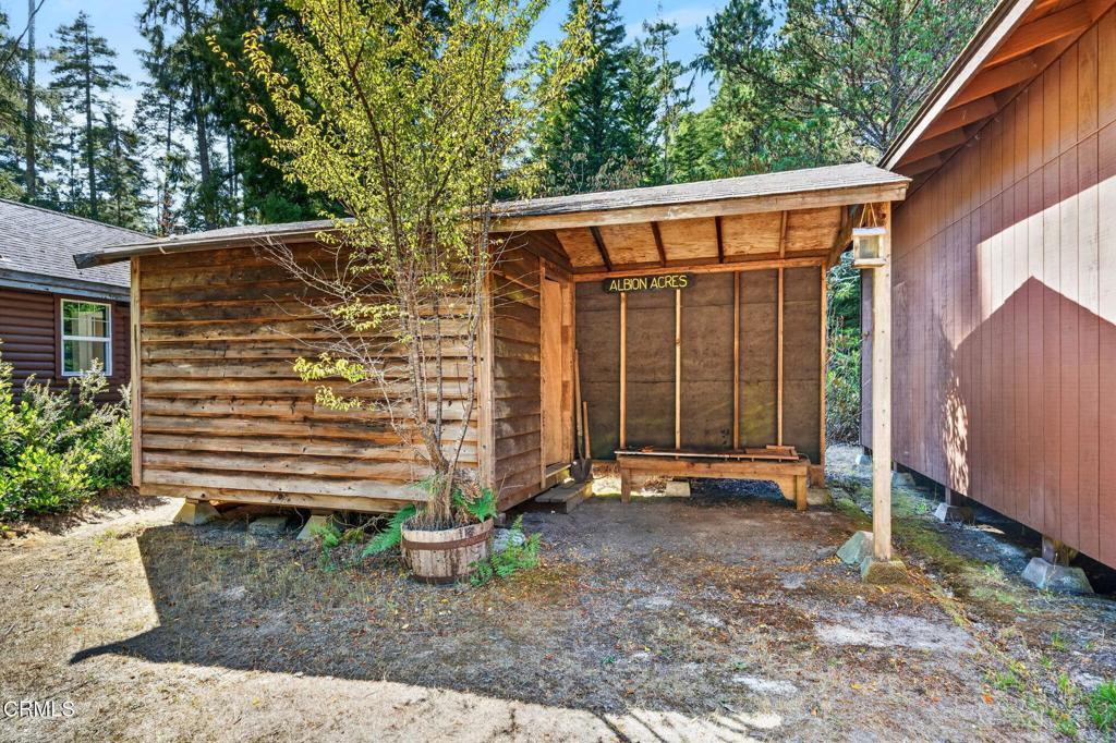 3000 Albion Ridge H Road Albion, CA 95410 - Photo 21 of 23 Shorage shed