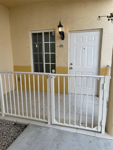 a view of a entrance