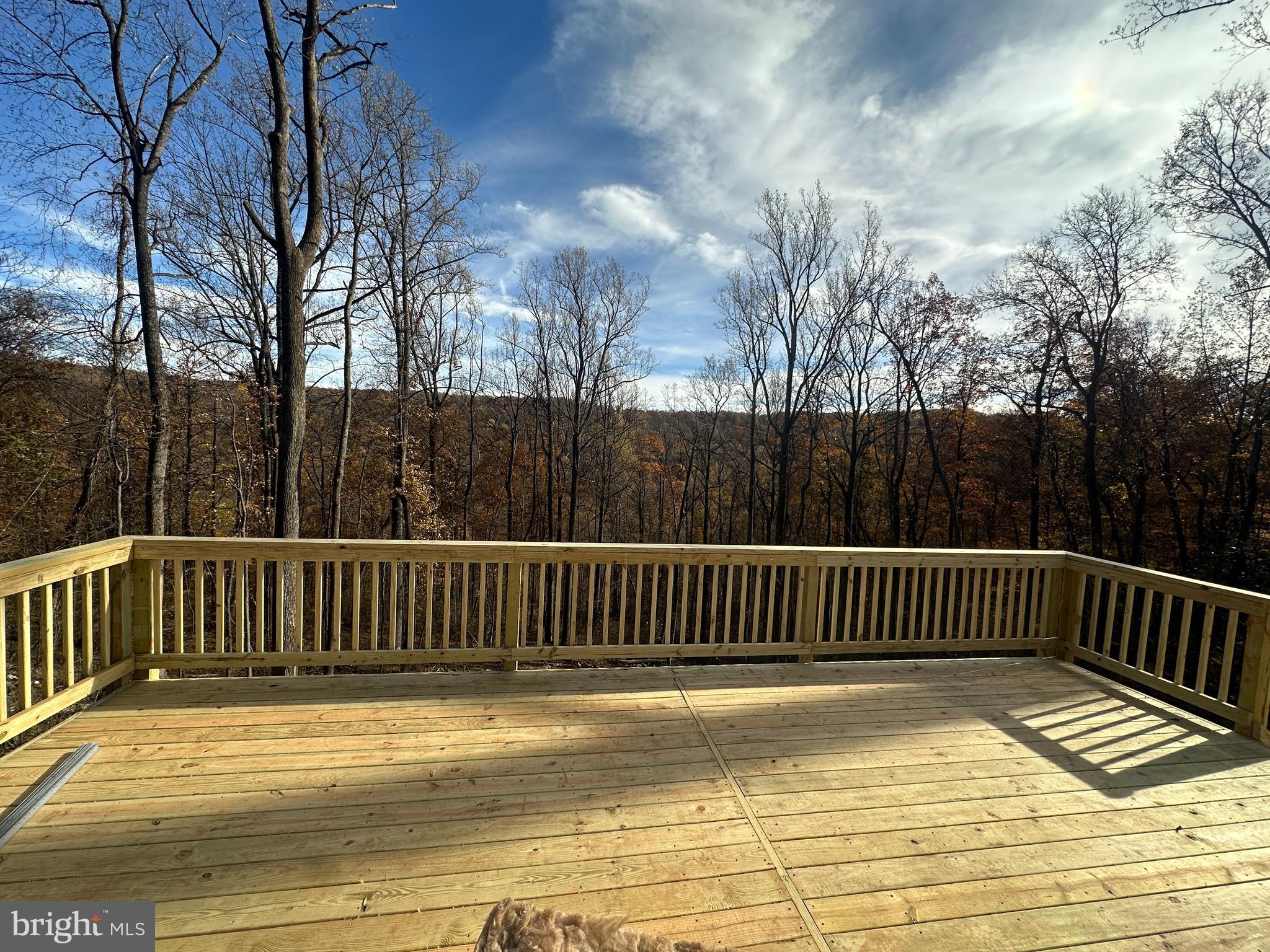 928 High Top Road Linden, VA 22642 - Photo 34 of 71 Rear deck -has wonderful fall views too!