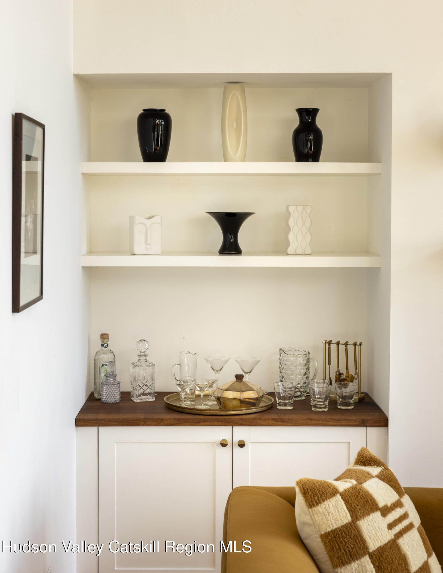 56 Woodland Ridge Road Kerhonkson, NY 12446 - Photo 20 of 31 a view of a refrigerator a chair and wooden floor