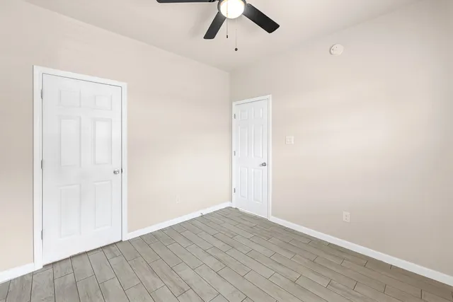 wooden floor in an empty room