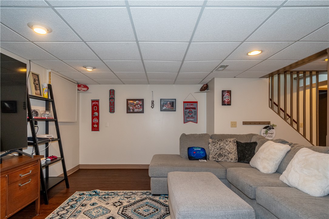 3628 Petre Road Springfield, OH 45502 - Photo 32 of 52 This finished basement offers an ideal space for recreation and relaxation.