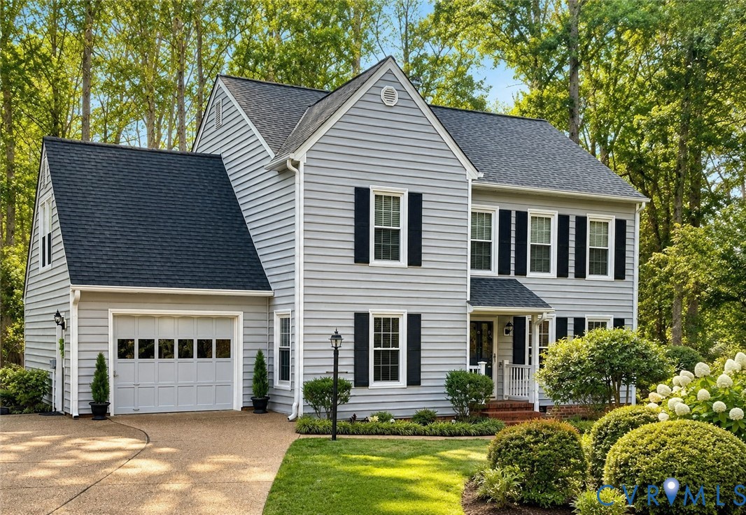 5904 Bent Creek Road Midlothian, VA 23112 - Photo 1 of 52 Two-story residential exterior featuring light gra