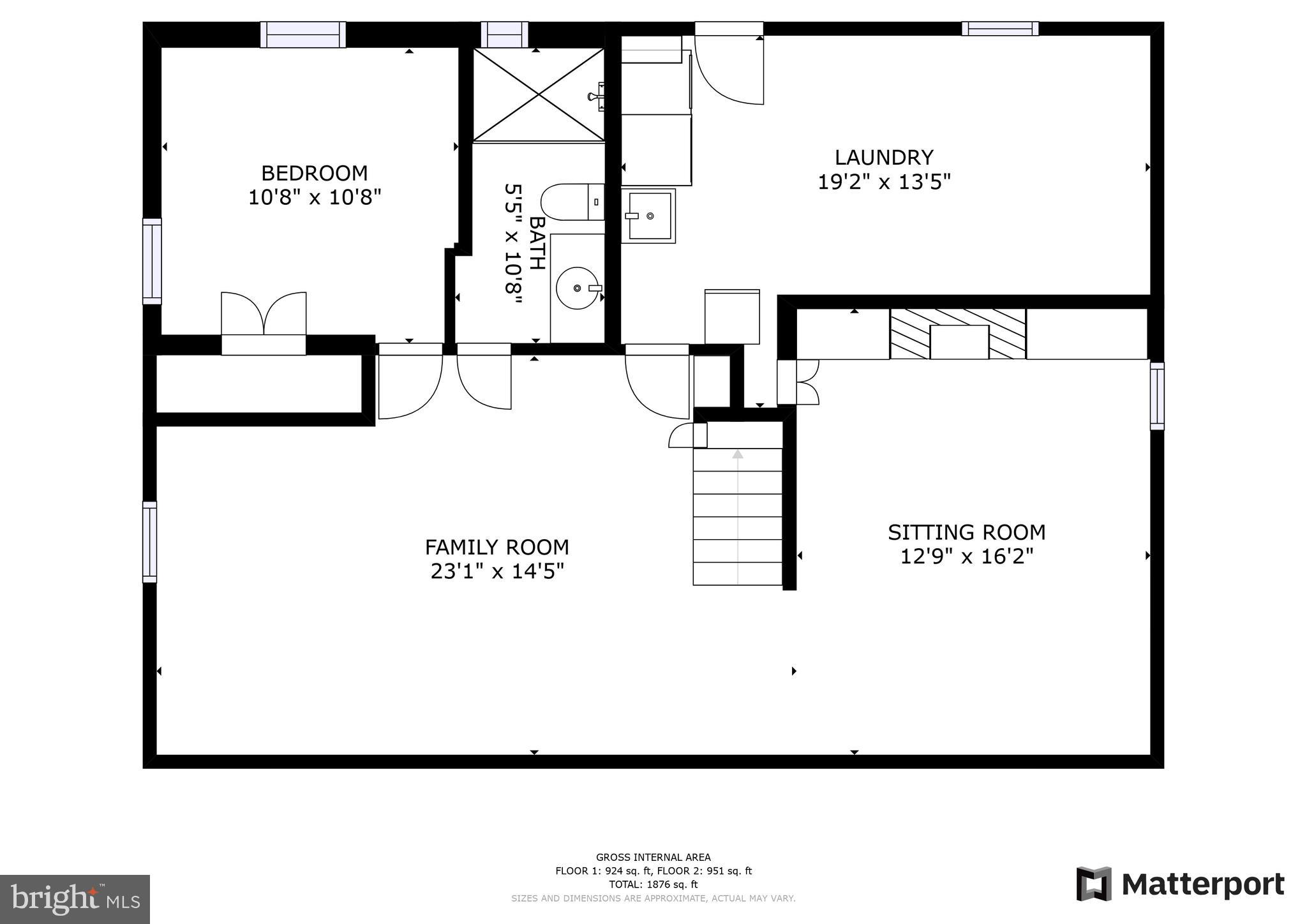 5402 Fremont Street Springfield, VA 22151 - Photo 30 of 30 Floor Plan - Lower Level