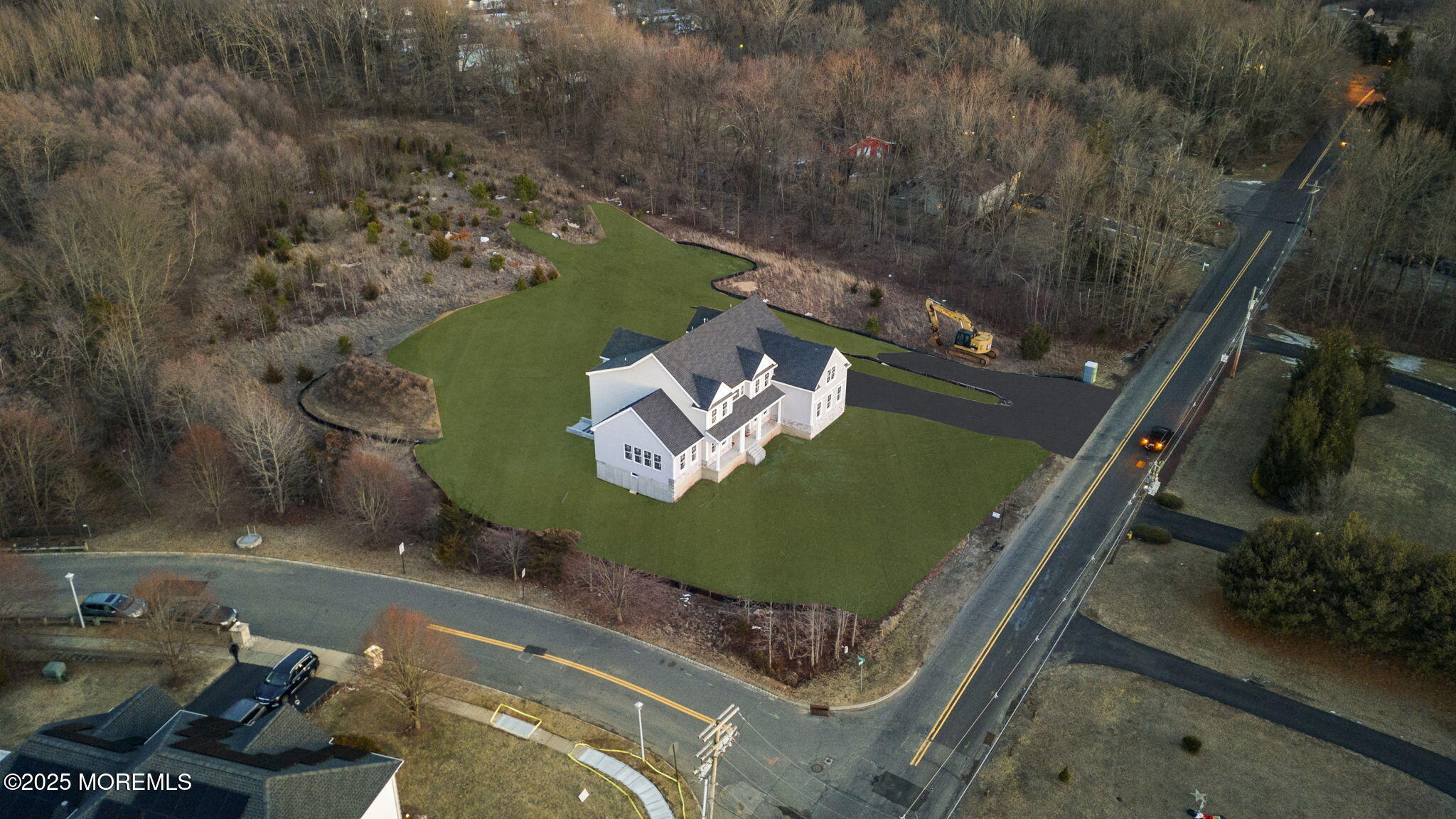 129 Crine Road Morganville, NJ 07751 - Photo 4 of 23 an aerial view of a house
