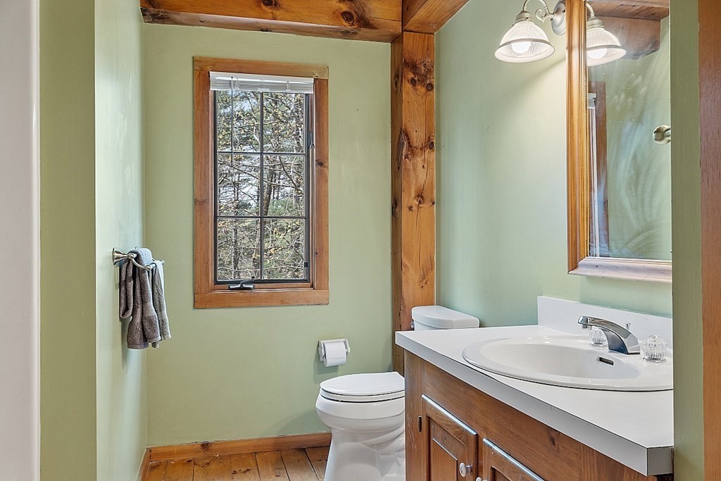 149 Walker Pond Road Sturbridge, MA 01566 - Photo 22 of 42 a bathroom with a sink a toilet and shower