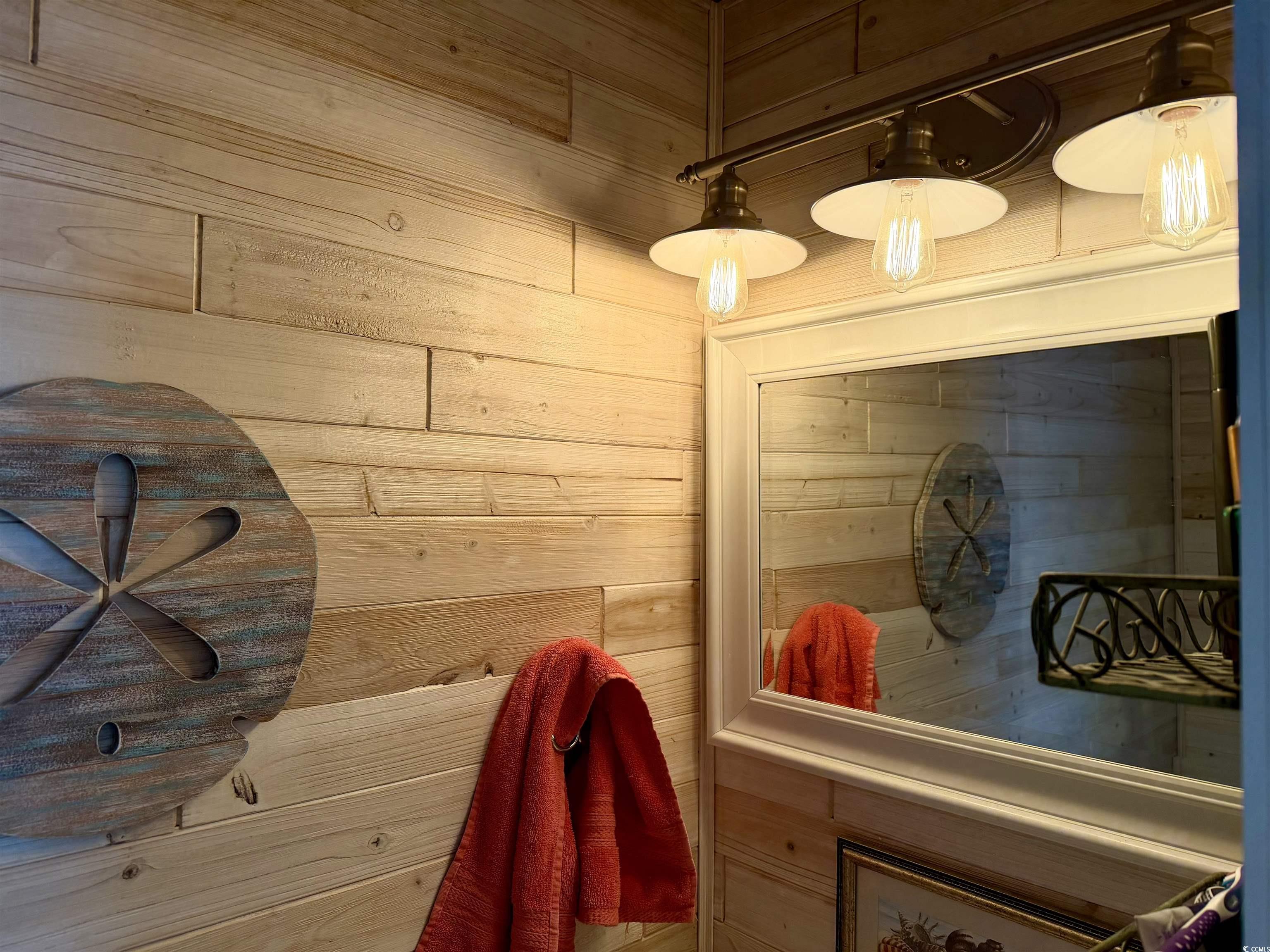 292 Flamingo Surfside Beach, SC 29575 - Photo 4 of 32 Detailed view of wooden walls