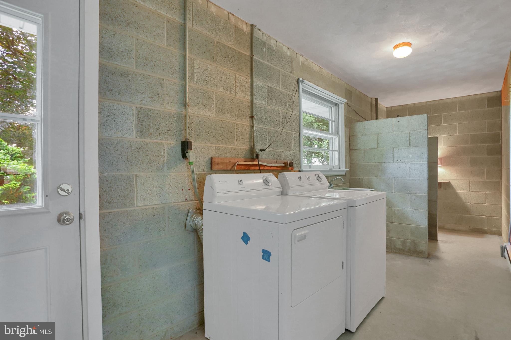 4240 Fairview Road Columbia, PA 17512 - Photo 9 of 40 Laundry room & Rustic Shower/Bathroom