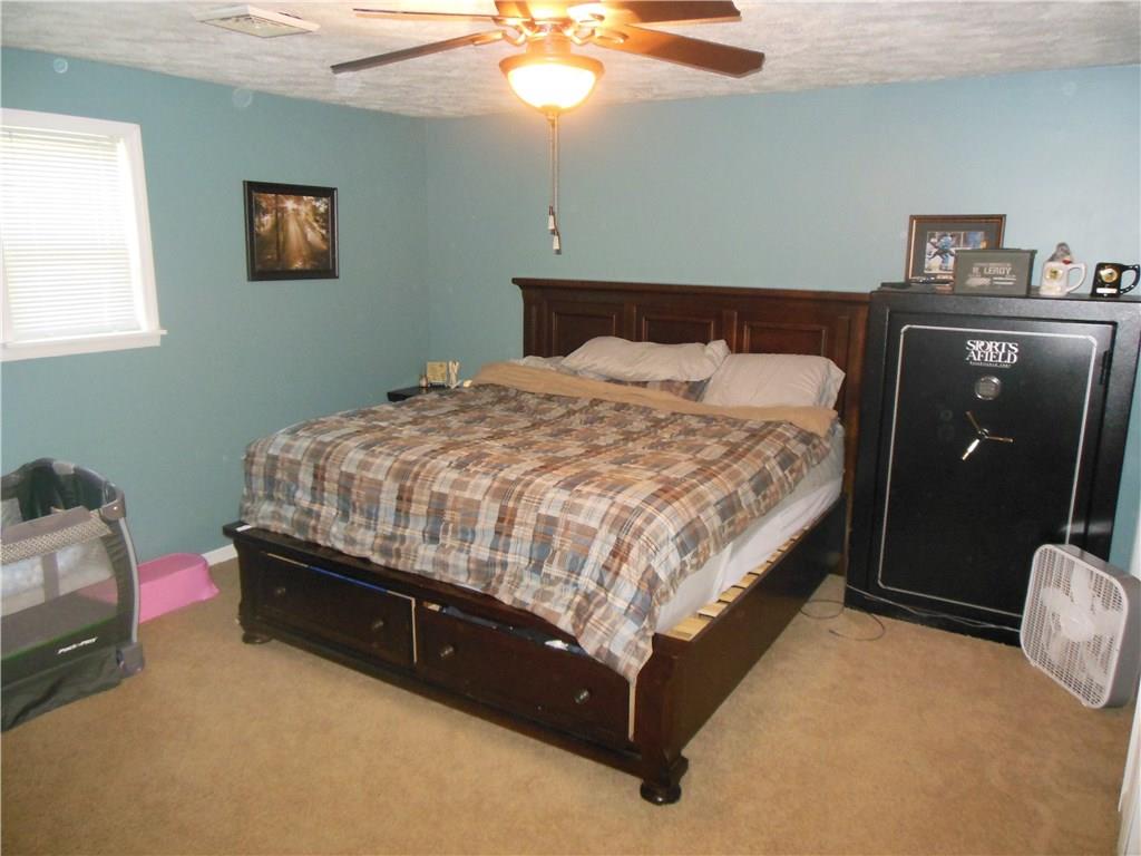 119 Spiker Road Cabot, PA 16023 - Photo 24 of 25 Master bedroom - also includes double closets and ceiling fan