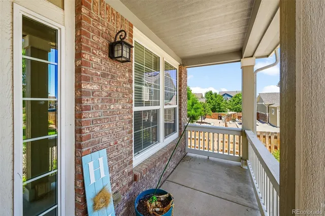 a view of a door with a glass door