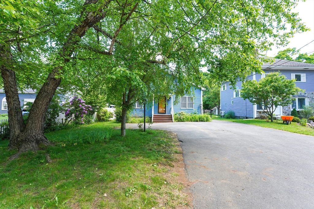 456 Gleasondale Road Stow, MA 01775 - Photo 28 of 30 a front view of a house with a yard and a tree