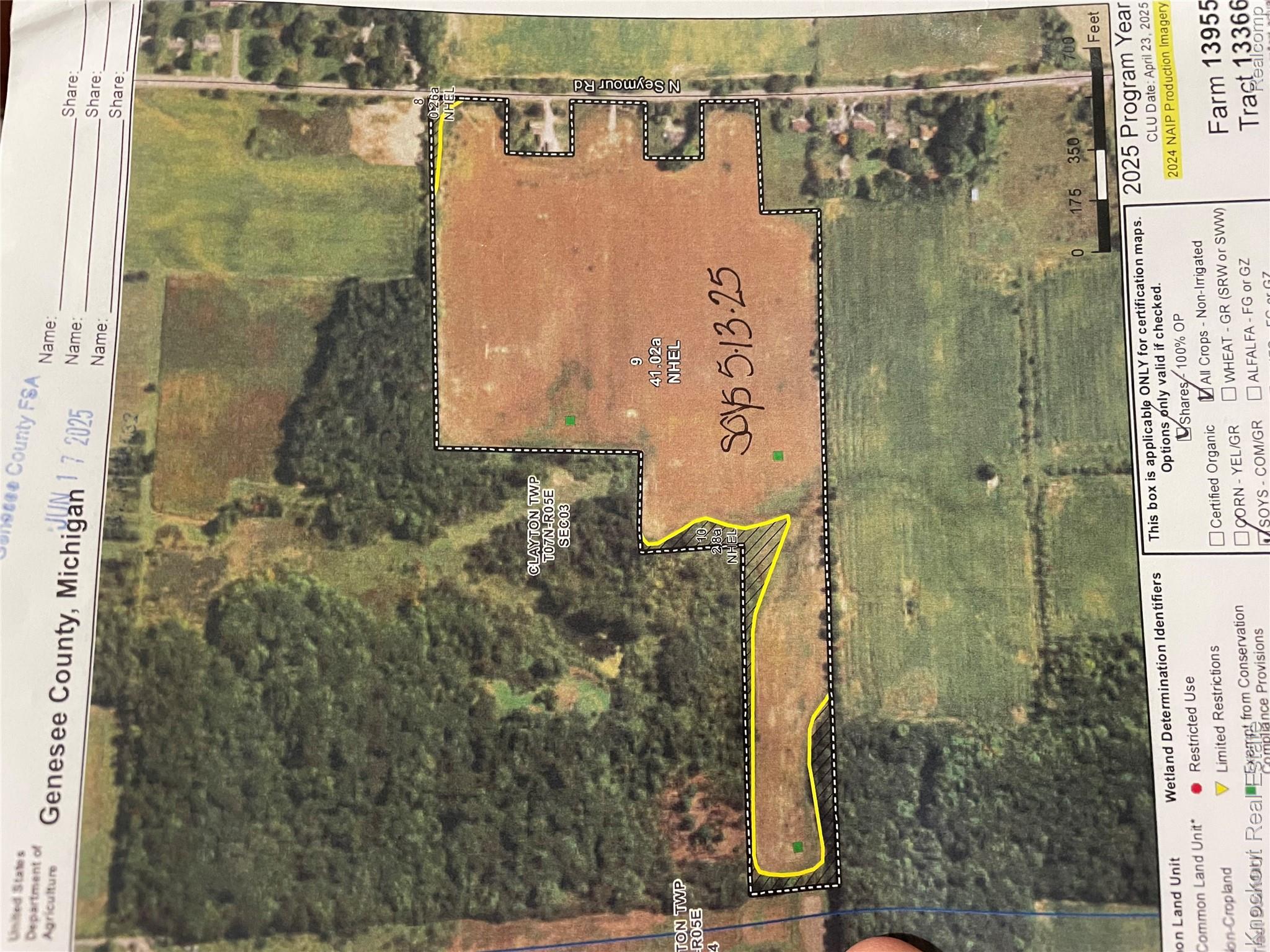 Vl North Seymour Road Flushing, MI 48433 - Photo 1 of 5 seymour aerial.jpeg