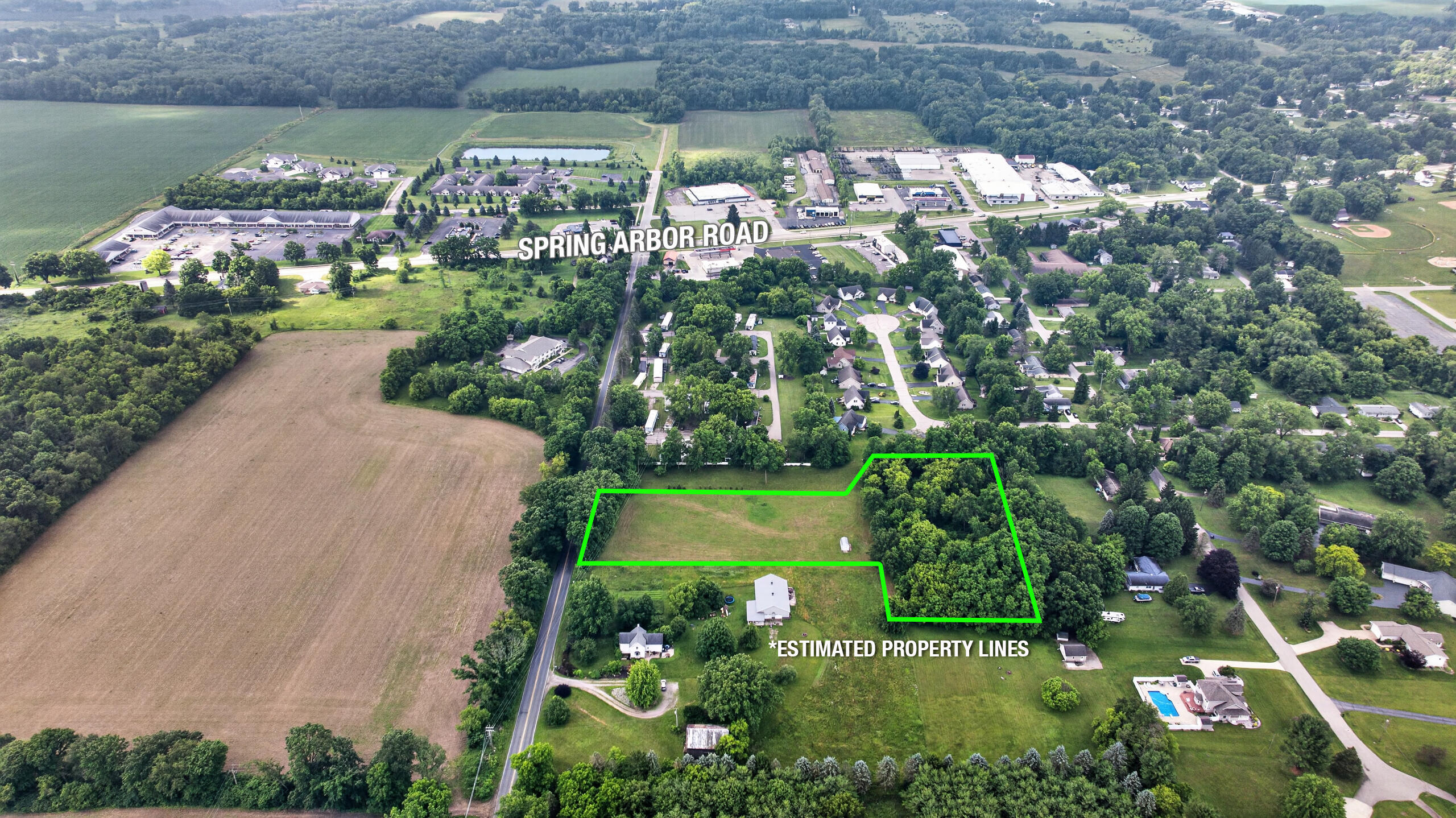 S Ville Spring Arbor, MI 49283 - Photo 4 of 9 South Dearing Rd (VL Parcel Aerials) - 4