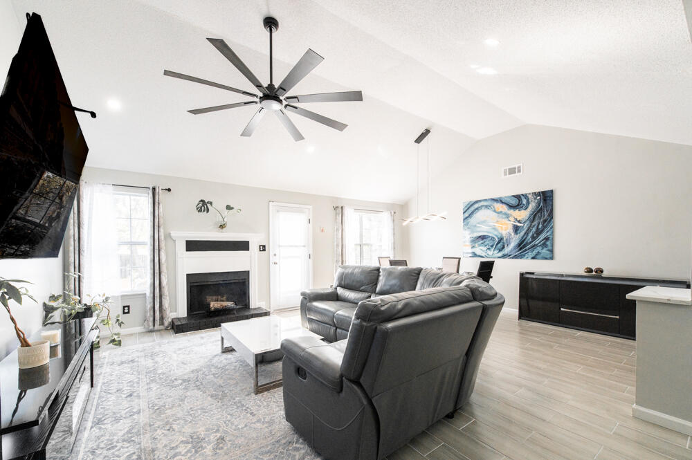 110 Baron Place North Augusta, SC 29841 - Photo 8 of 22 Living Room with Fireplace!