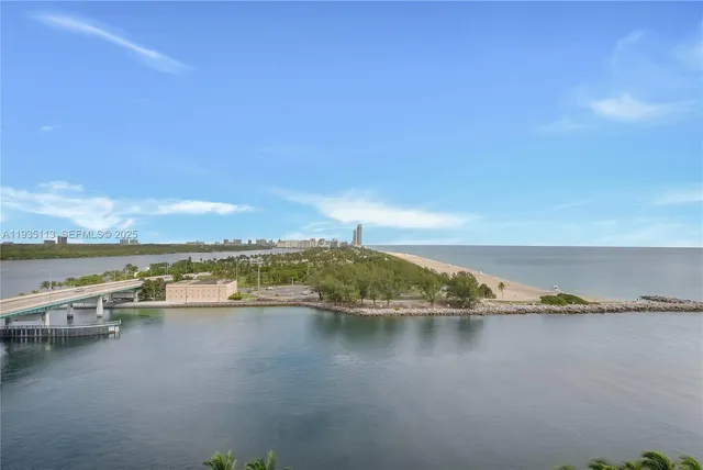 a view of an ocean from a balcony