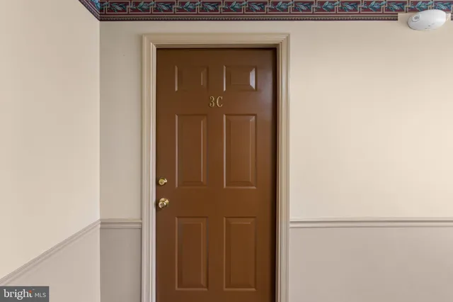 a view of front door