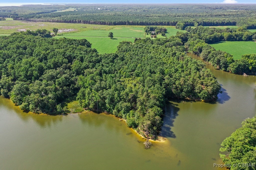 1701 Balls Neck Road Kilmarnock, VA 22482 - Photo 9 of 50 Birds eye view of property featuring a water view