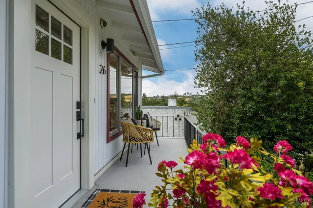 front view of house with a yard