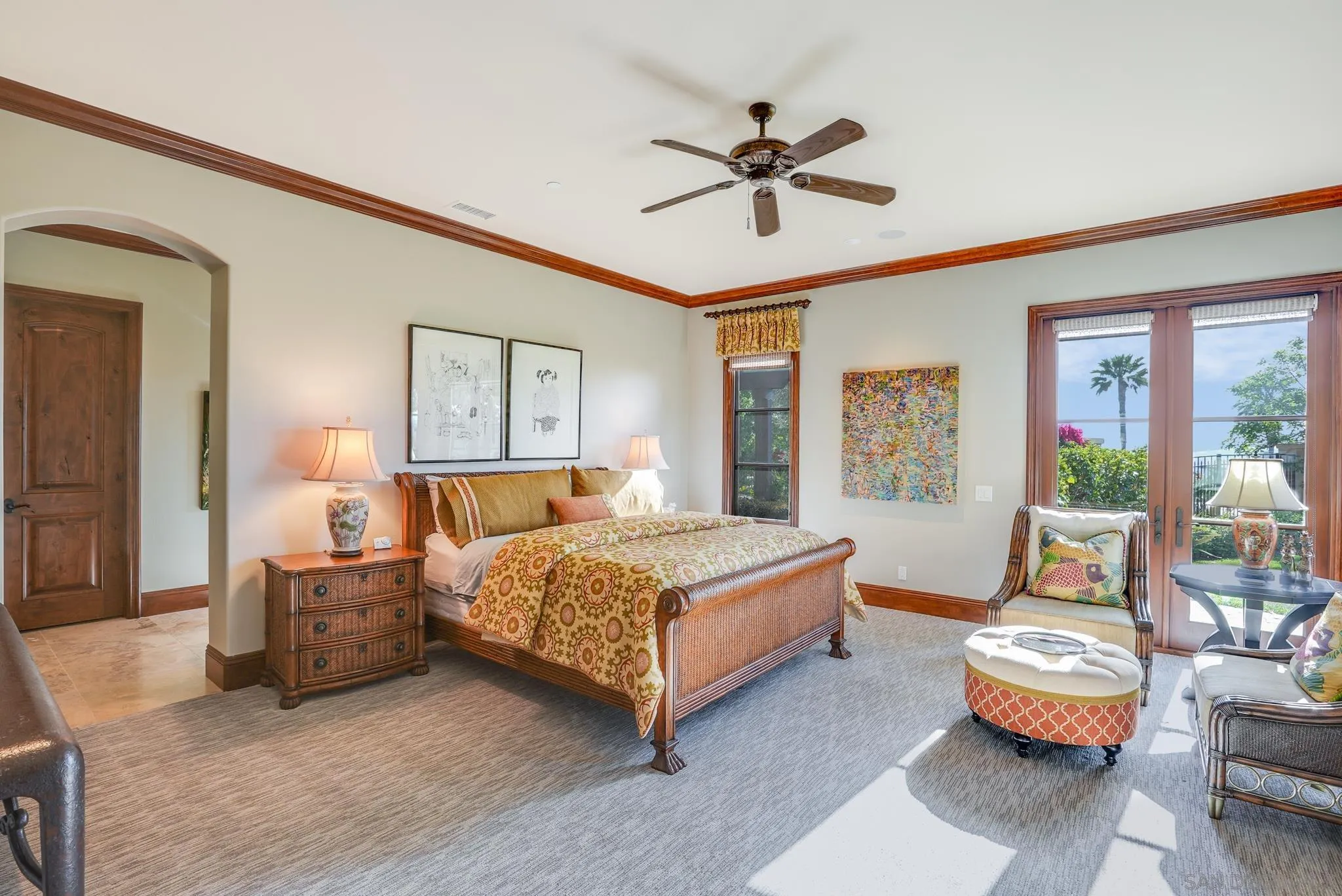 16581 Rd To Rio San Diego, CA 92127 - Photo 8 of 48 a living room with a bed and glass window