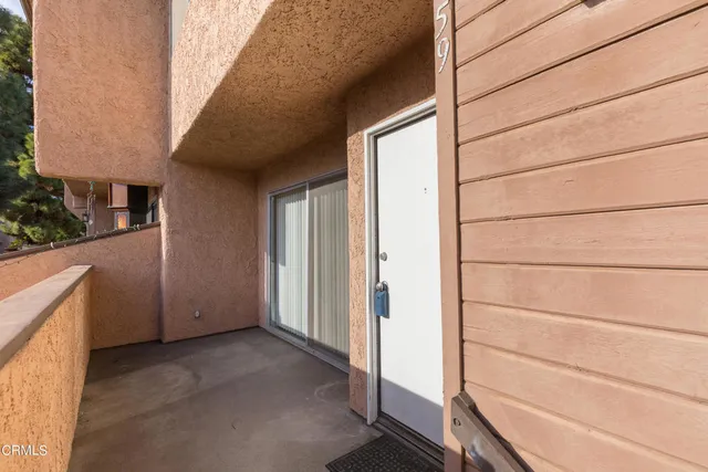 a view of front door