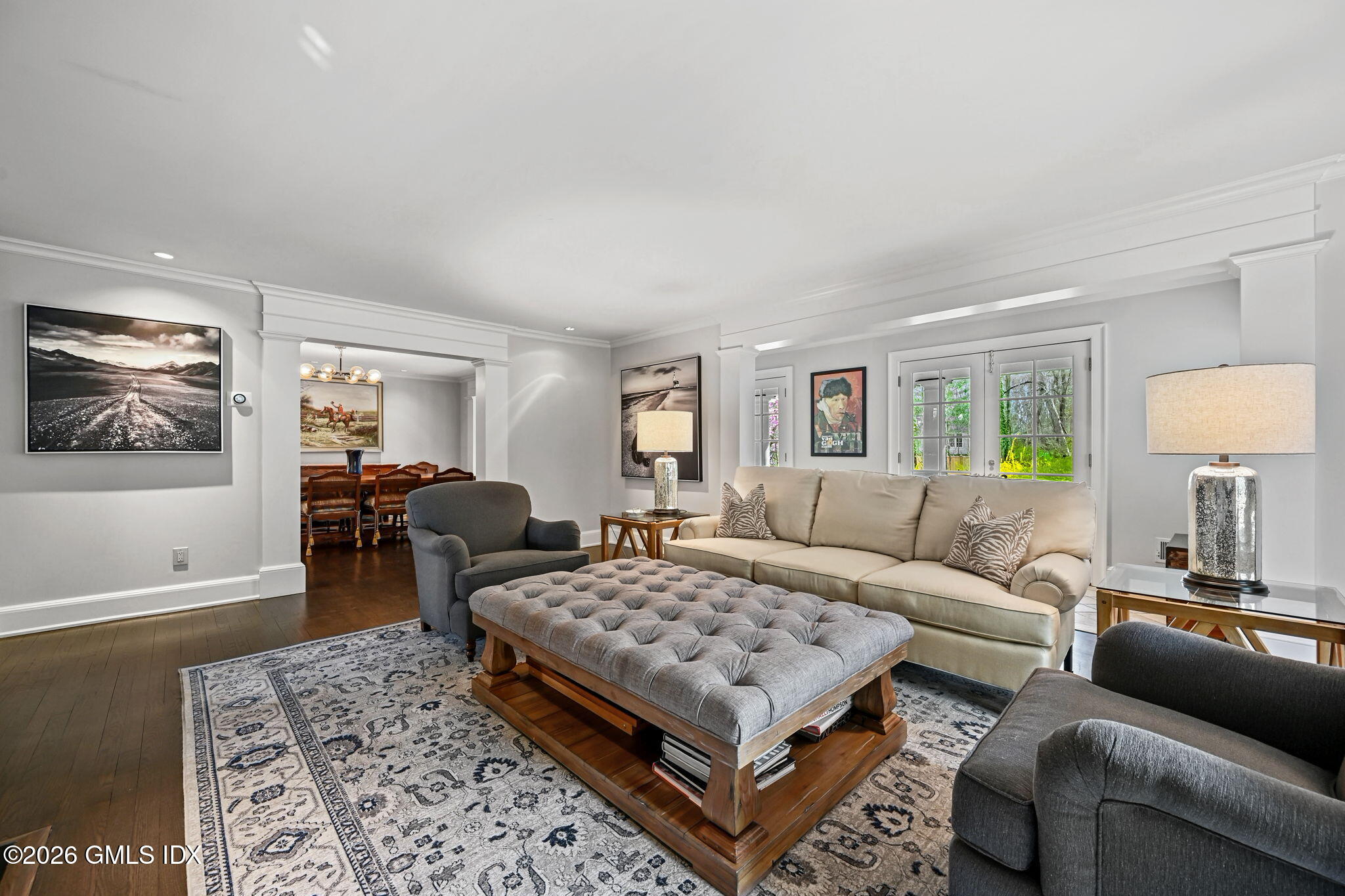 8 Haskell Lane Darien, CT 06820 - Photo 11 of 40 a living room with furniture and a couch