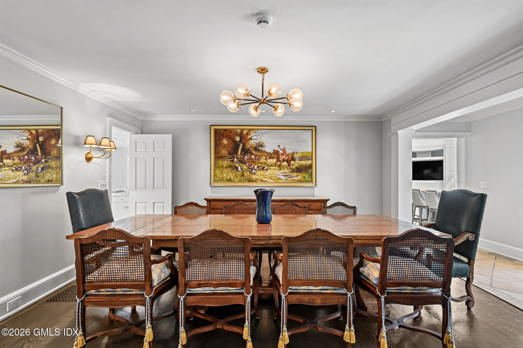 8 Haskell Lane Darien, CT 06820 - Photo 16 of 40 a view of a dining room with furniture and a window
