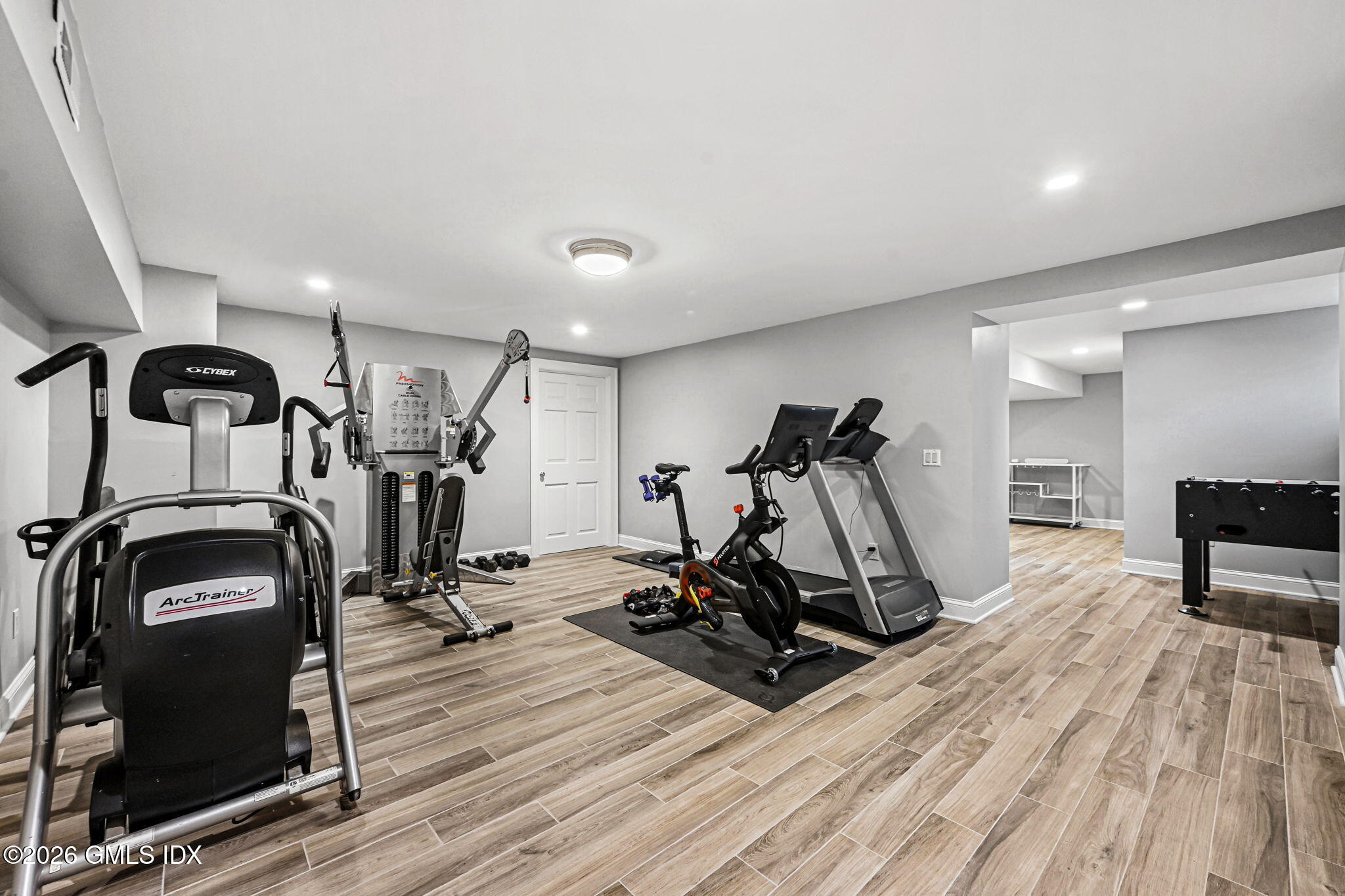 8 Haskell Lane Darien, CT 06820 - Photo 35 of 40 a view of a room with gym equipment