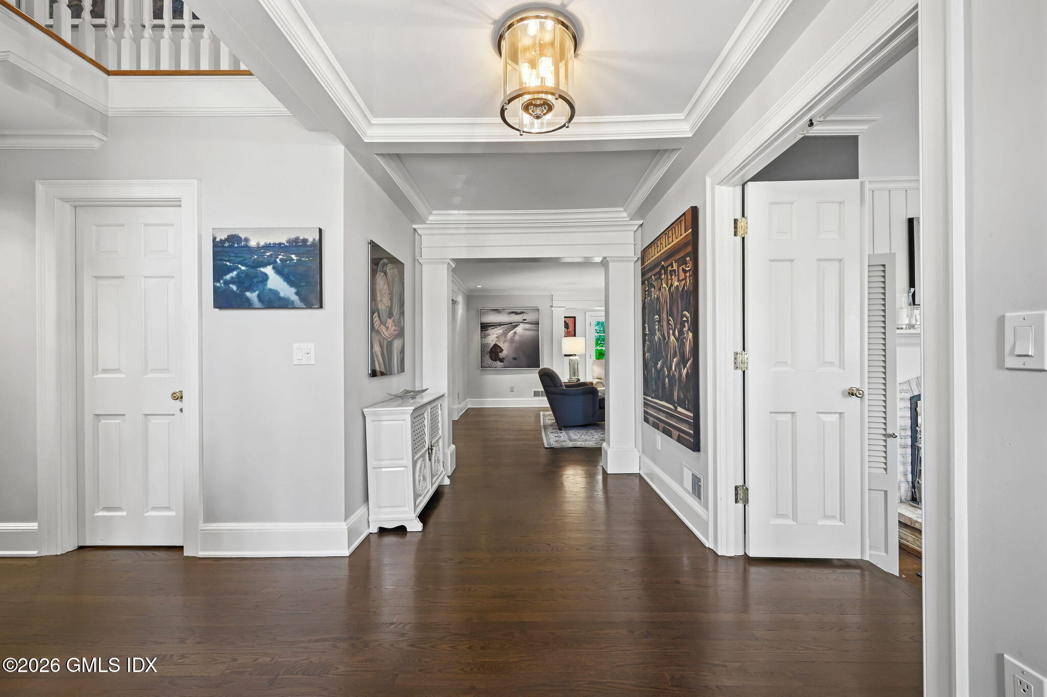 8 Haskell Lane Darien, CT 06820 - Photo 9 of 40 a view of entryway with wooden floor
