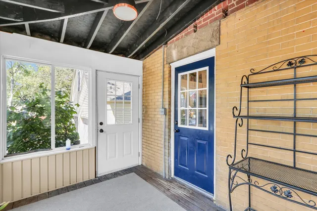 a view of an entryway