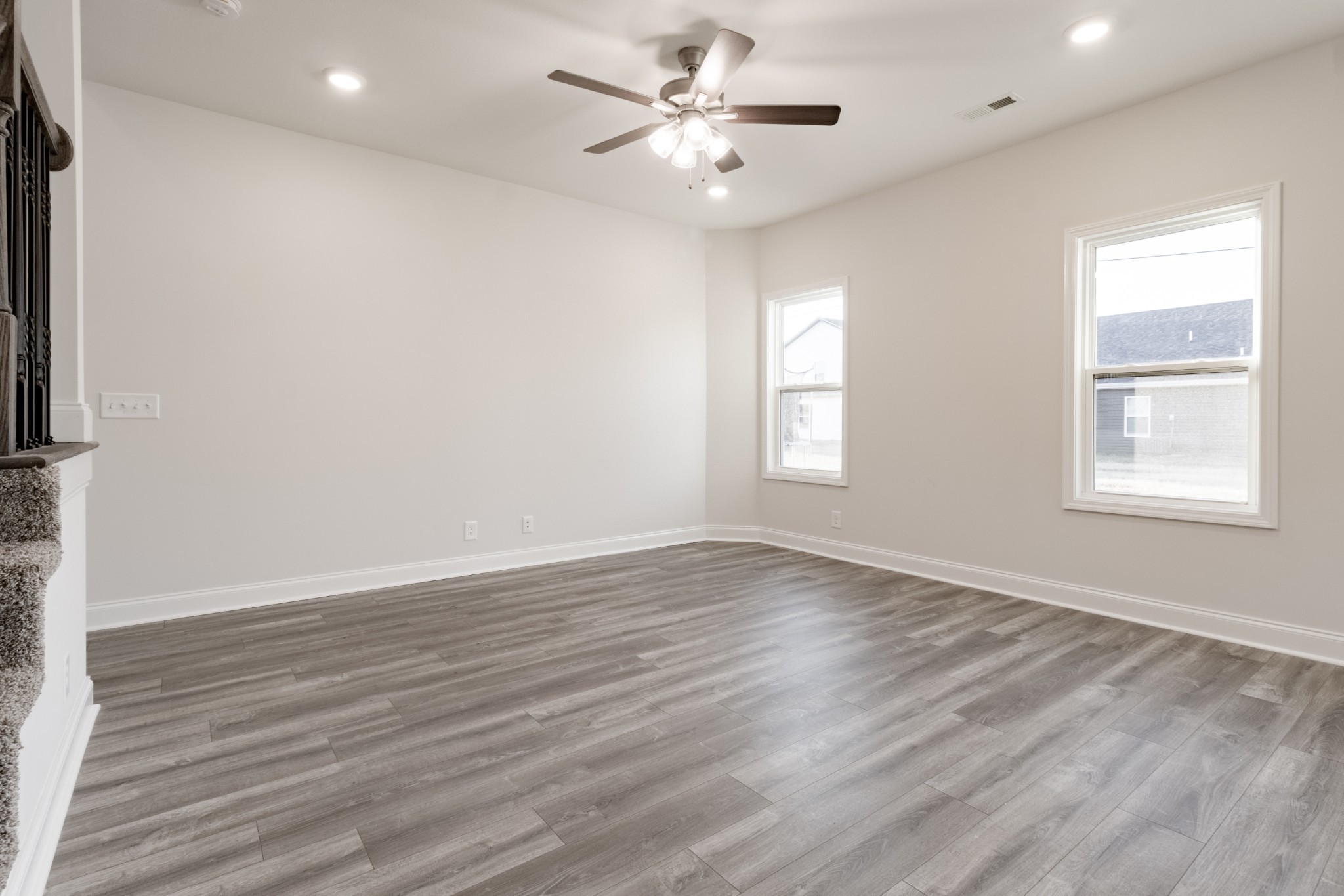 217 Clark Road Clarksville, TN 37042 - Photo 12 of 36 wooden floor in an empty room with a window