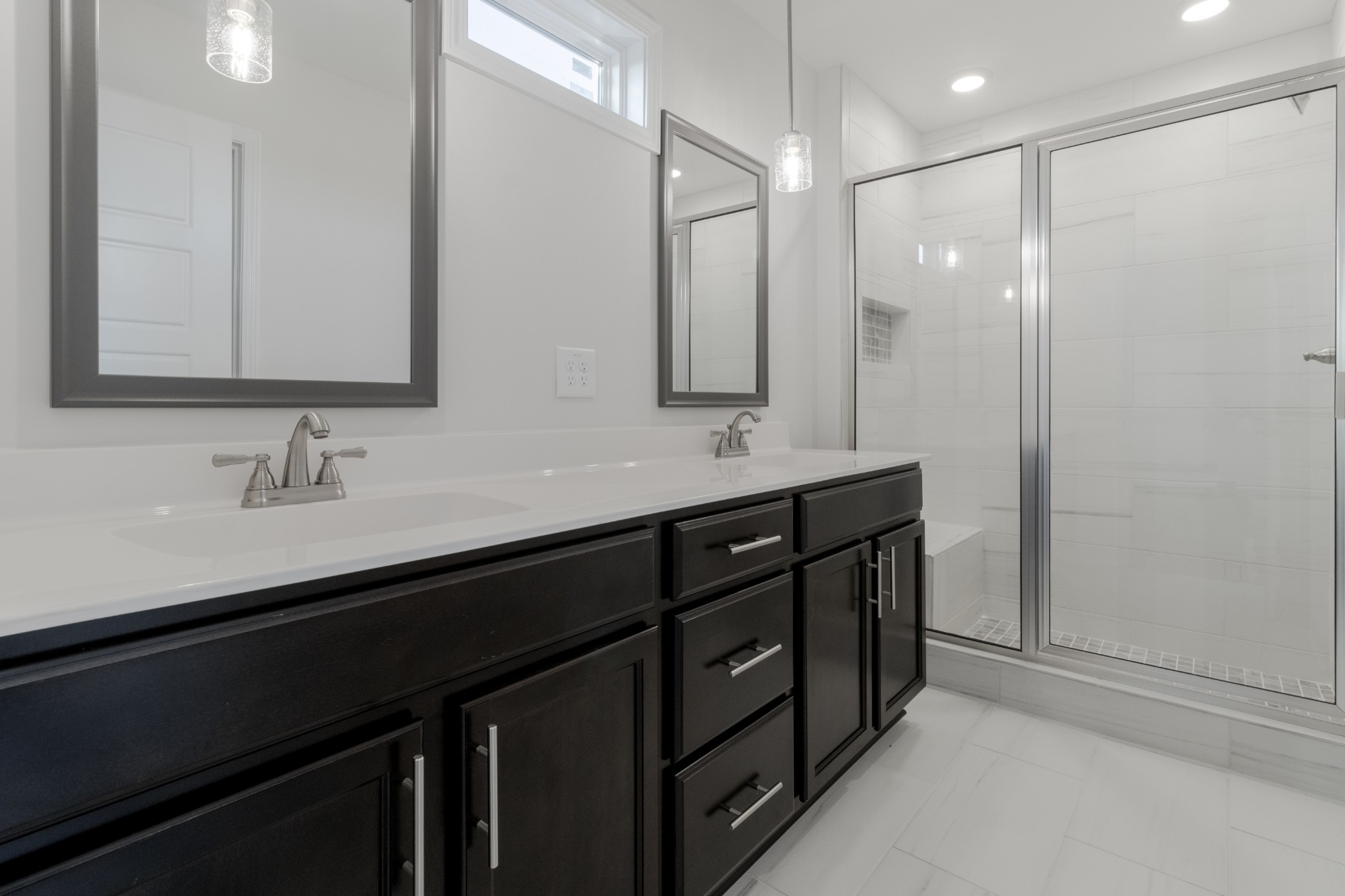 217 Clark Road Clarksville, TN 37042 - Photo 22 of 36 a bathroom with a double vanity sink a and mirror