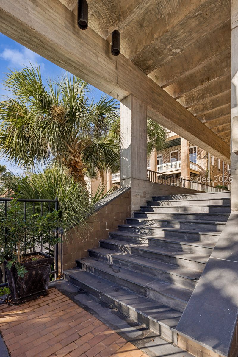 916 Bay Street Beaufort, SC 29902 - Photo 50 of 69 Park Entrance Stairway Graced with Palm Trees