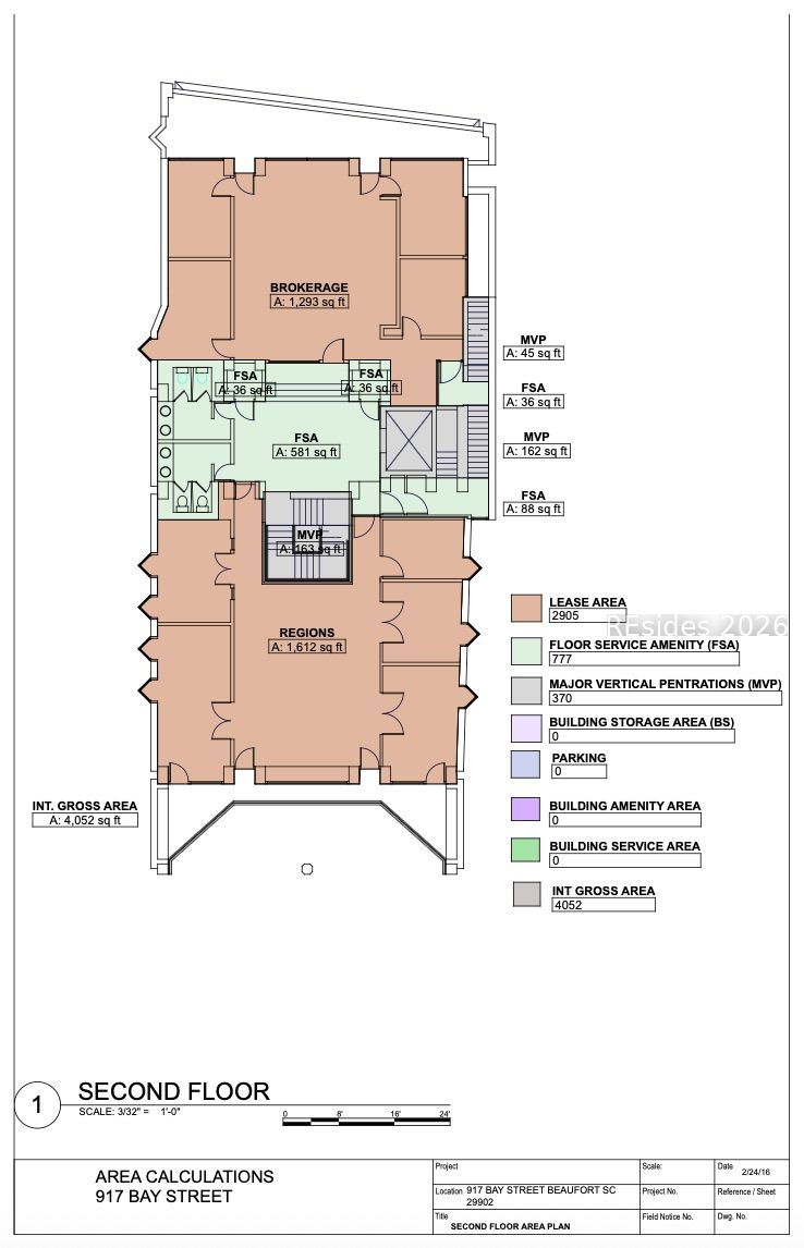 916 Bay Street Beaufort, SC 29902 - Photo 67 of 69 2nd Level, Floor Plan, 916 Bay St