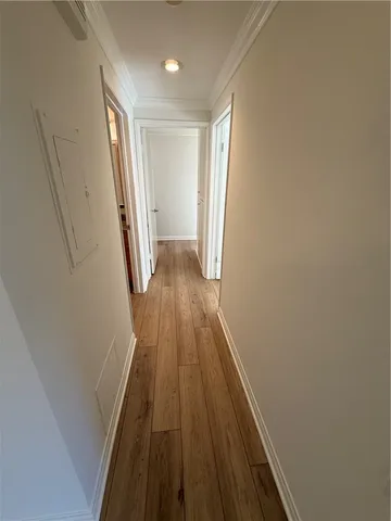 a view of wooden floor in a room