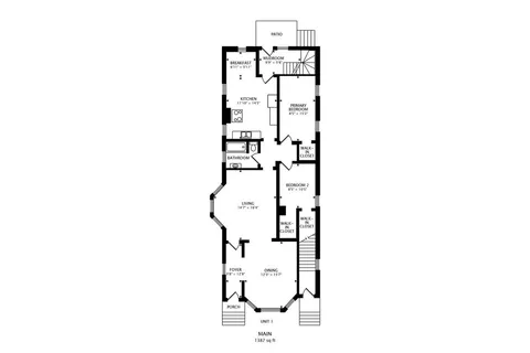 a picture of a floor plan