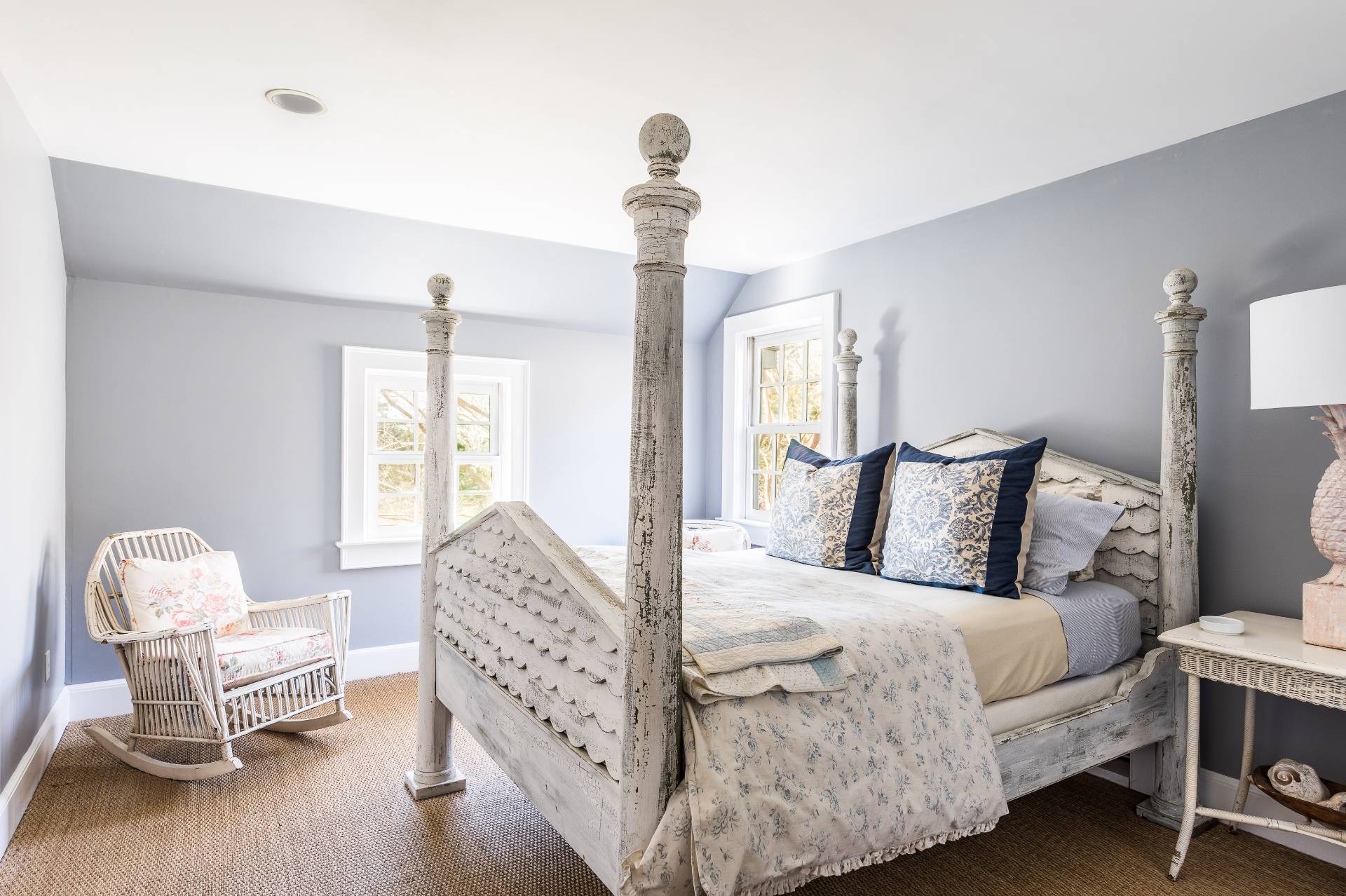 22 Barn Lane Bridgehampton, NY 11932 - Photo 10 of 18 a bedroom with a bed and a window