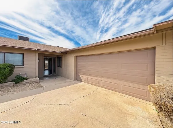 a backyard of a house