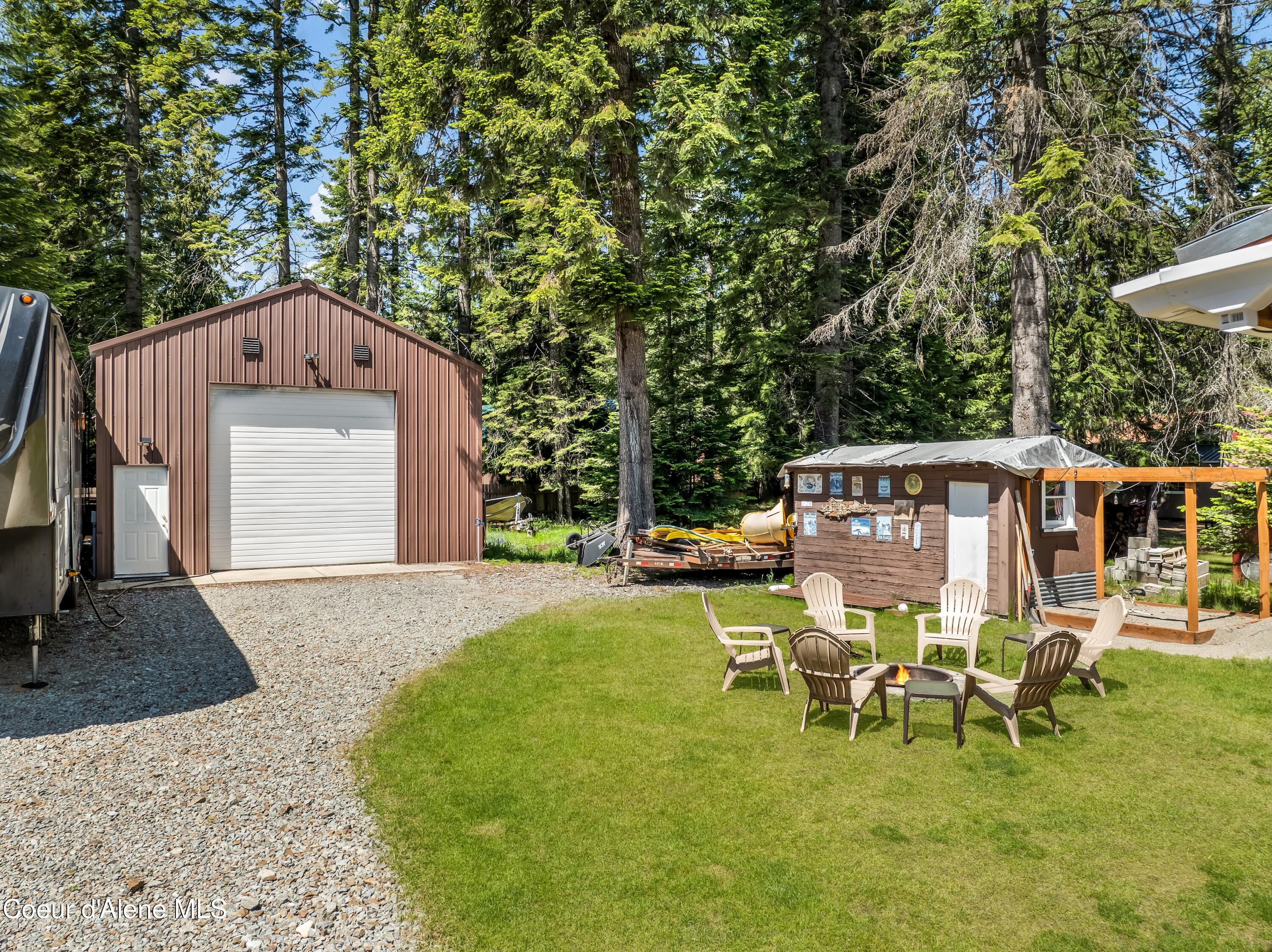 212 South Granite Bay Road Nordman, ID 83848 - Photo 3 of 41 Back Yard