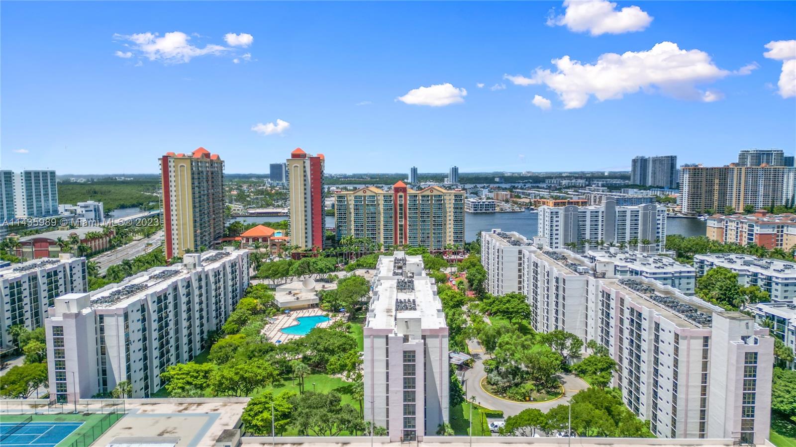 17021 North Bay Road, Unit 418 Sunny Isles Beach, FL 33160 - Photo 1 of 43 a view of a city with tall buildings