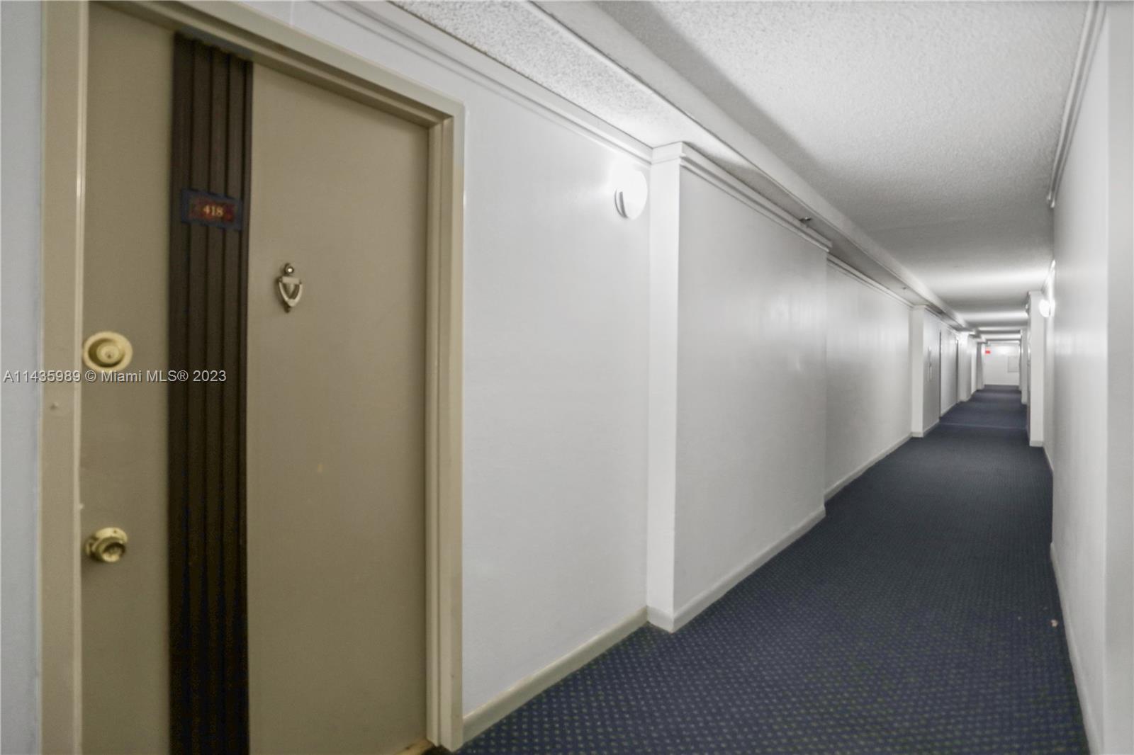 17021 North Bay Road, Unit 418 Sunny Isles Beach, FL 33160 - Photo 4 of 43 a view of hallway