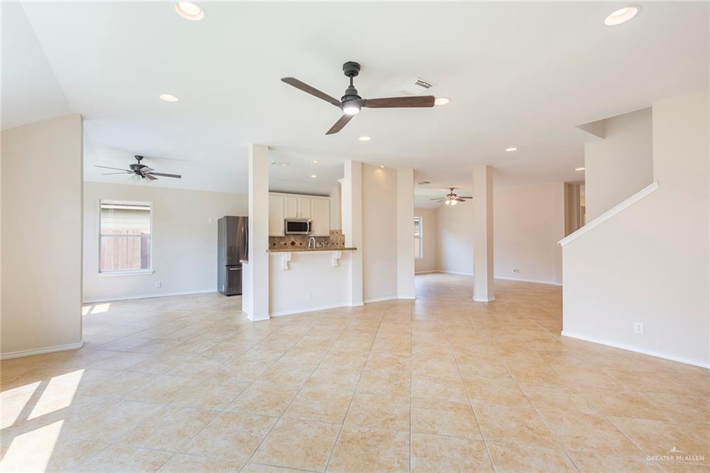 4202 Santa Marina Street Mission, TX 78572 - Photo 5 of 13 living/dining/ and staircase