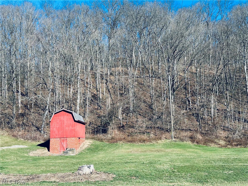 Marietta Road Cumberland, OH 43732 - Photo 4 of 9 View of grassy yard with a barn and an outdoor structure