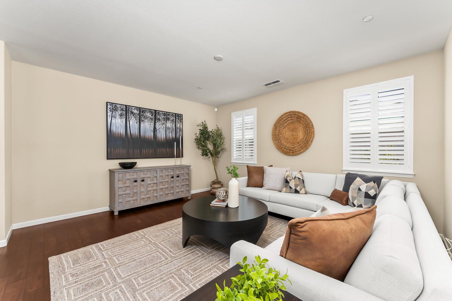5453 Mossy Stone Way Rancho Cordova, CA 95742 - Photo 26 of 81 a living room with furniture and a flat screen tv