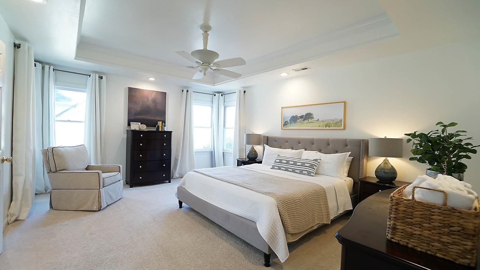 9005 Walking Stick Trail Raleigh, NC 27615 - Photo 18 of 34 Master Bedroom