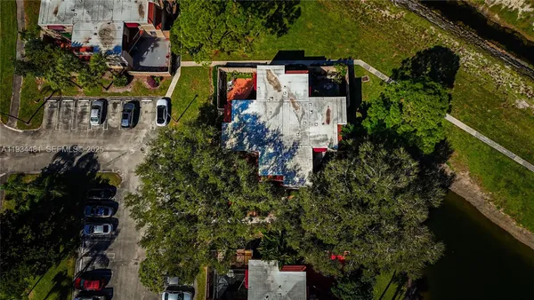 an aerial view of house with outdoor space